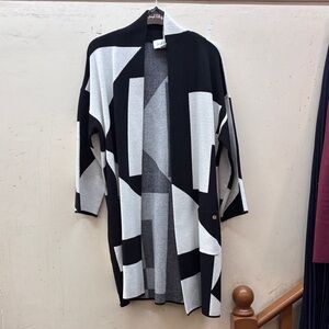Joseph Ribkoff Monochrome Geometric Cardigan
